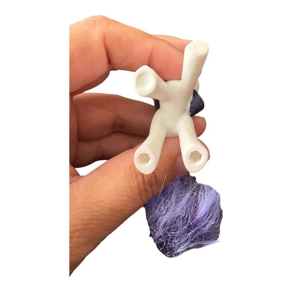 My‎ Little Pony Rarity McDonald's Happy Meal Figure White Unicorn Purple Hair 3